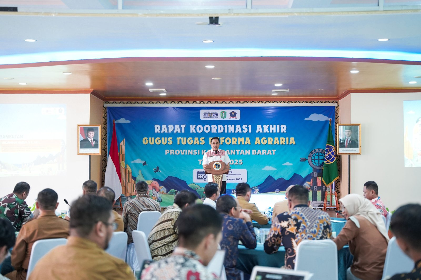 BPN Kalbar Gelar Rakor Akhir GTRA 2025, Bahas Evaluasi dan Target Tahun Depan