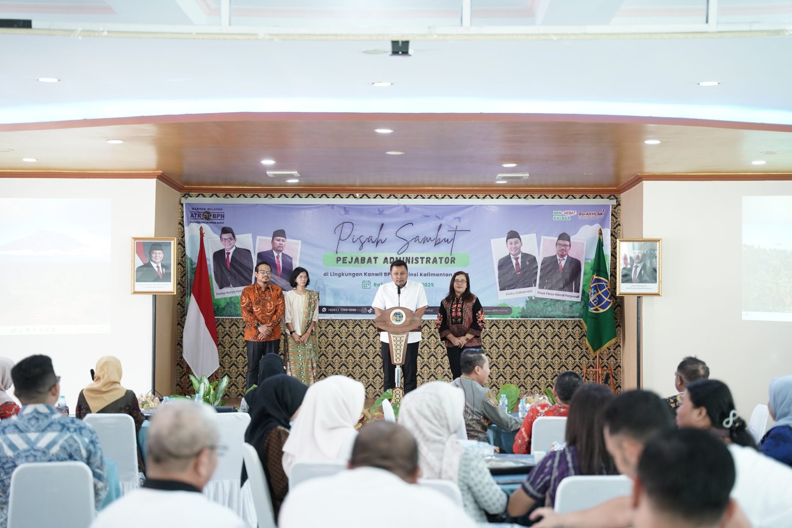 Pisah Sambut Pejabat Administrator Warnai Suasana Hangat di Kanwil BPN Kalbar