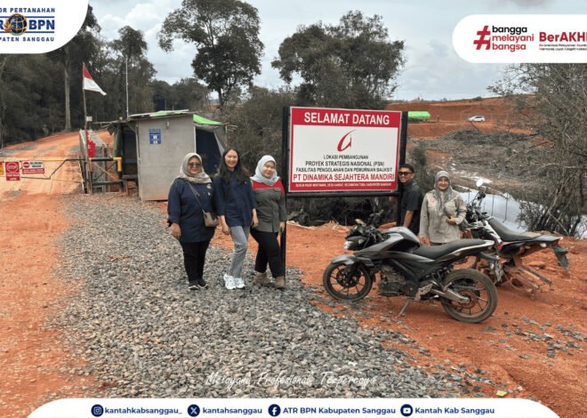 Kantor Pertanahan Kabupaten Sanggau Laksanakan Peninjauan Lapangan Pertimbangan Teknis Pertanahan di PT Dinamika Sejahtera Mandiri