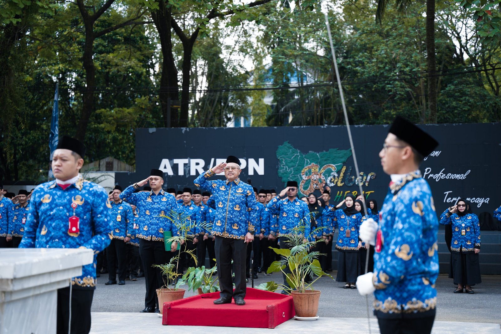 Kanwil BPN Kalimantan Barat Gelar Upacara Hari Pahlawan 2025, Tegaskan Komitmen Melanjutkan Perjuangan Para Pendahulu