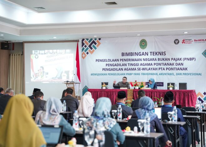Kabid Kanwil BPN Kalbar Isi Materi di Bimtek PNBP Pengadilan Tinggi Agama Pontianak