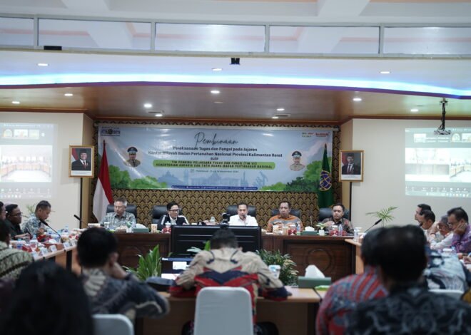 Kanwil BPN Kalbar Terima Kunjungan Tim VII Kementerian ATR/BPN untuk Penguatan Tusi dan Pelayanan Publik