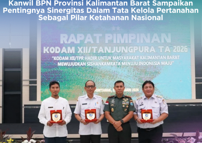 Sinergi Pertanahan dan Pertahanan Dibahas dalam Rapim Kodam XII/Tanjungpura