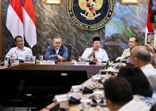Bahas Implementasi Perpres 4/2026 tentang Pengendalian Alih Fungsi Lahan Sawah, Menteri Nusron Paparkan Roadmap Penetapan LSD di 2026