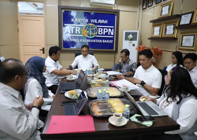 Kanwil BPN Kalbar Bahas Hasil Penelitian Lapang Terkait Pembatalan Hak di Kubu Raya