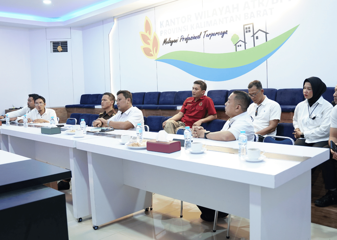 Kanwil BPN Kalbar Gelar Rapat Koordinasi Usulan Pengganti Target Operasi (TO) Tindak Pidana Pertanahan Provinsi Kalimantan Barat Tahun 2026