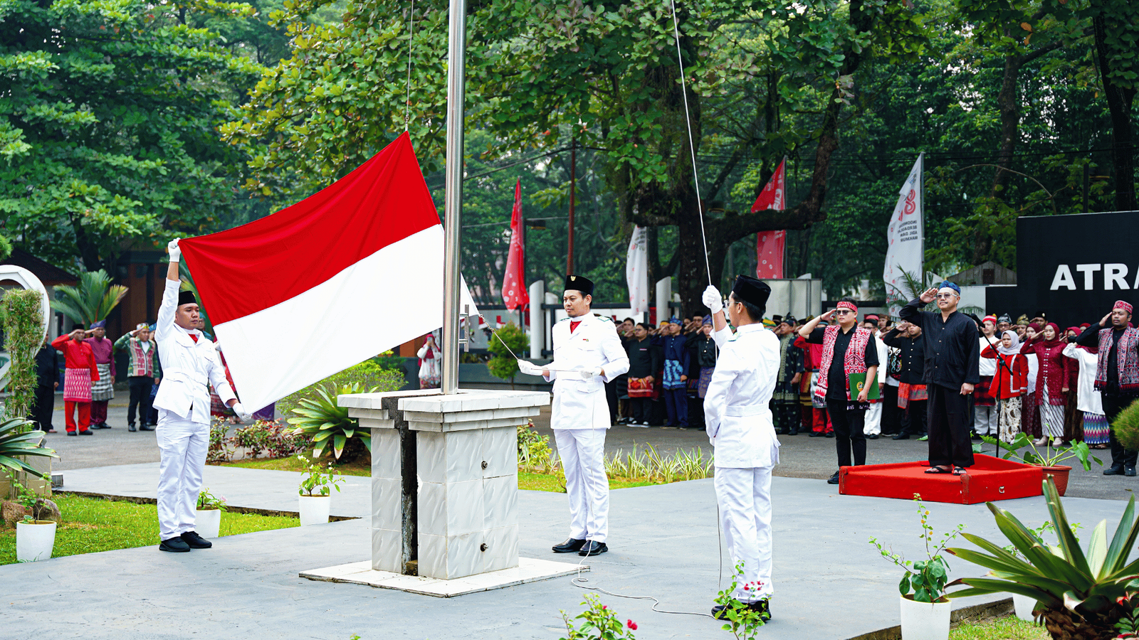 Kanwil BPN Kalbar Gelar Upacara Peringatan Hari Ulang Tahun ke-81 Kemerdekaan Republik Indonesia