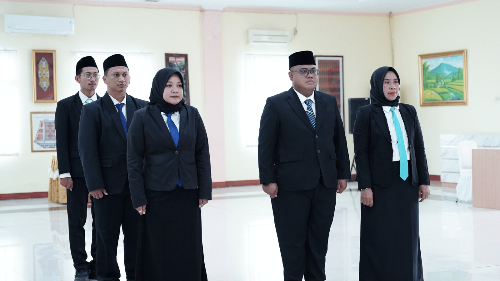 Kanwil BPN Provinsi Kalimantan Barat mengikuti Pelantikan dan Pengambilan Sumpah/Janji Jabatan Manajerial dan Nonmanajerial
