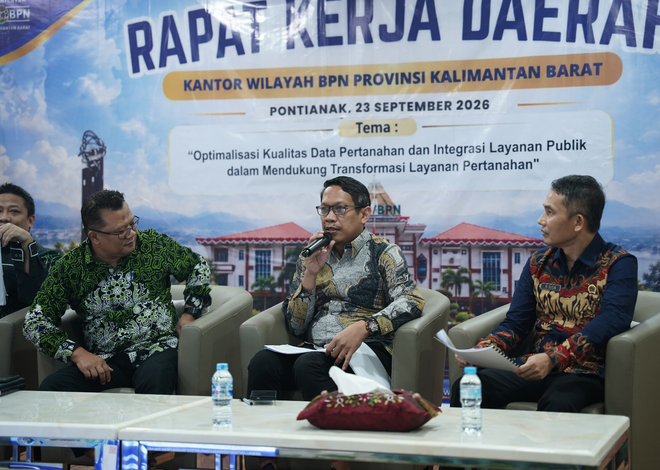 Kantah Sanggau Ikuti Rakerda Kanwil BPN Kalbar Tahun 2026, Perkuat Kinerja dan Kualitas Pelayanan Pertanahan