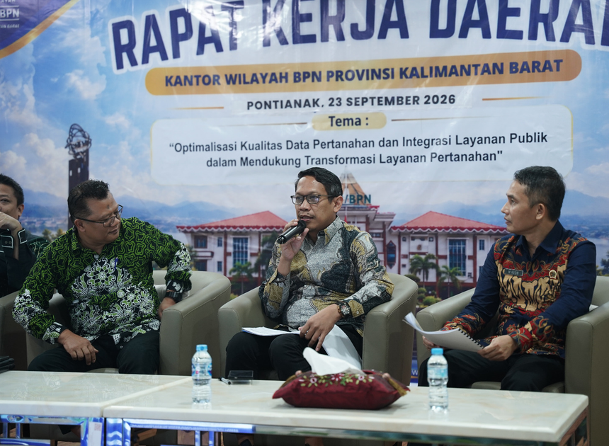 Kantah Sanggau Ikuti Rakerda Kanwil BPN Kalbar Tahun 2026, Perkuat Kinerja dan Kualitas Pelayanan Pertanahan