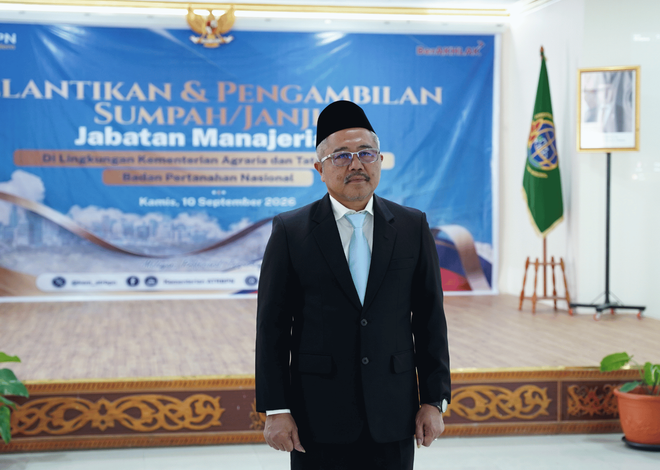 Kanwil BPN Kalbar Ikuti Pelantikan dan Pengambilan Sumpah/Janji Jabatan Manajerial