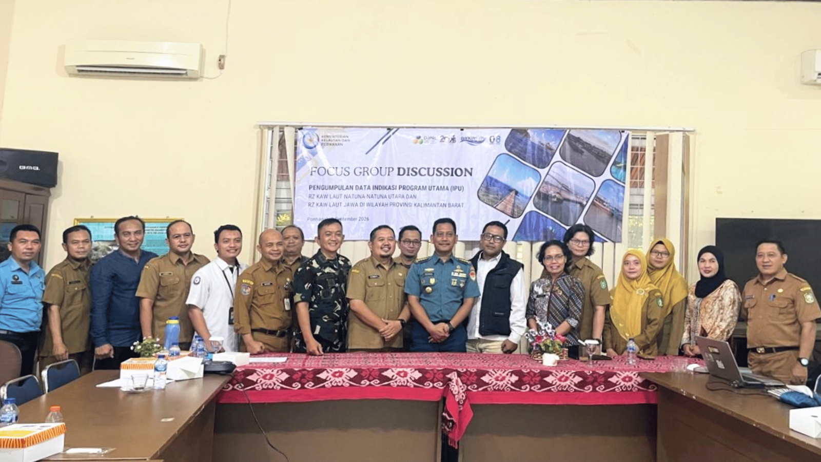 Kanwil BPN Kalbar Hadiri Forum Group Discussion (FGD) Pengumpulan Data Indikasi Program Utama (IPU) RZ KAW Laut Natuna-Natuna Utara dan RZ KAW Laut Jawa di wilayah Provinsi Kalimantan Barat
