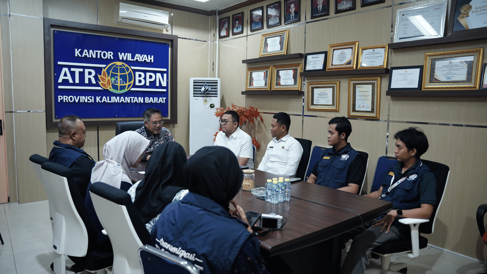 Kanwil BPN Kalbar Gelar Terima Audiensi dari Tim Ekspedisi Patriot Universitas Indonesia (TEP UI)
